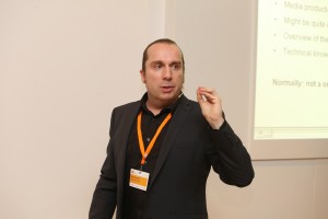 Workshopleiter Guido Kowalski (Grimme-Institut)  (c) DW/M. Magunia